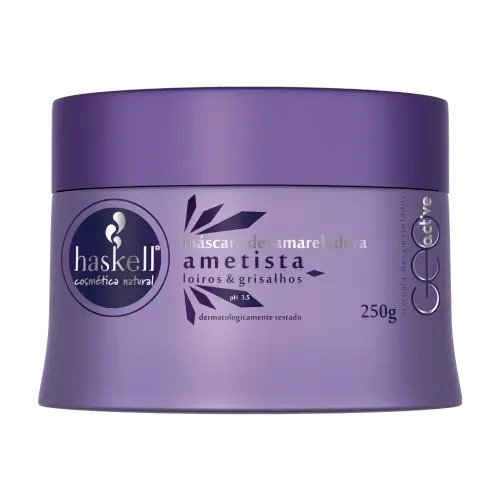 Máscara Desamareladora Haskell Ametista 250g