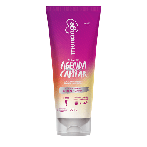Shampoo Monange Agenda Capilar 250ml