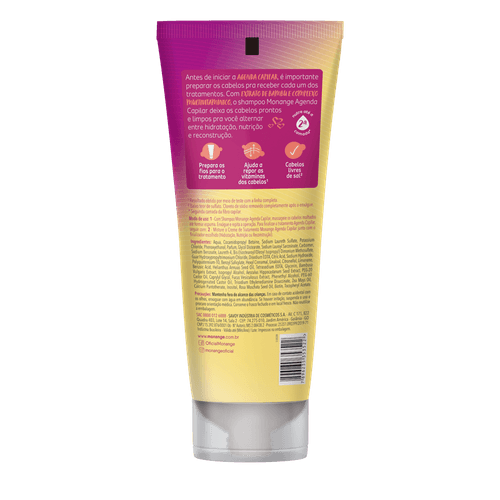 Shampoo Monange Agenda Capilar 250ml
