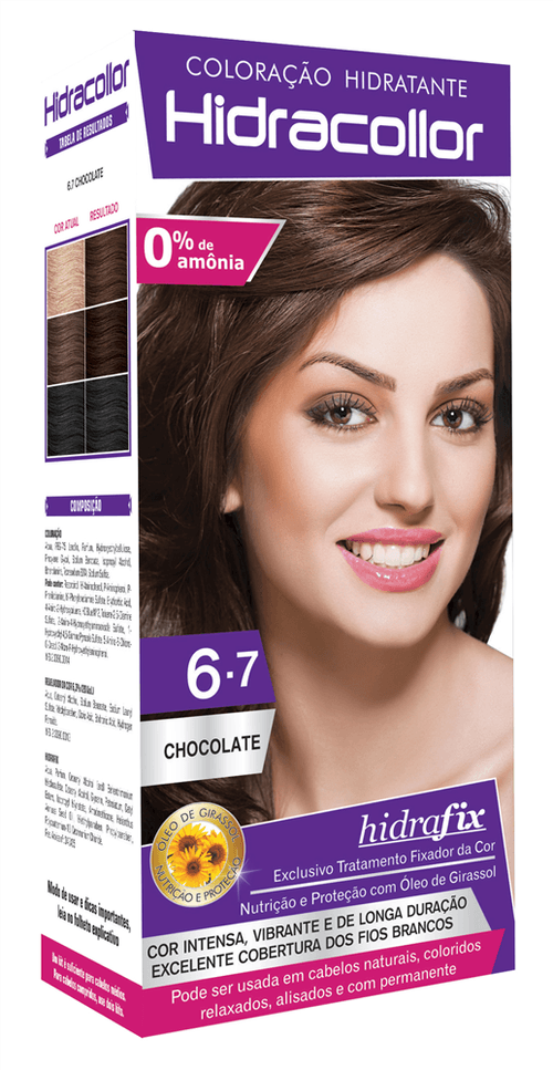 Tintura Creme Kit Hidracollor Chocolate 6.7