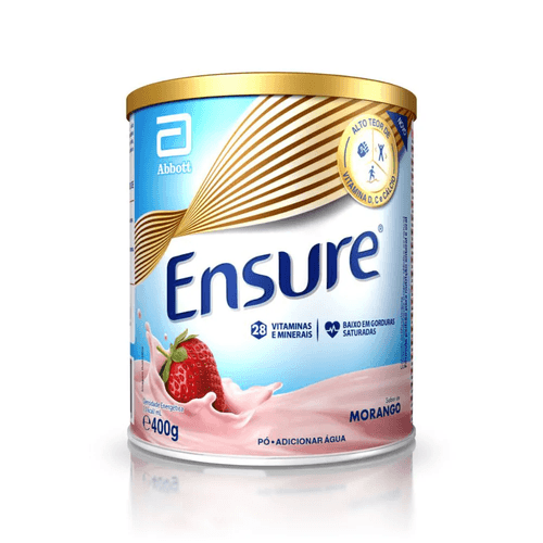 Suplemento Nutricional Ensure Pó Morango 400g