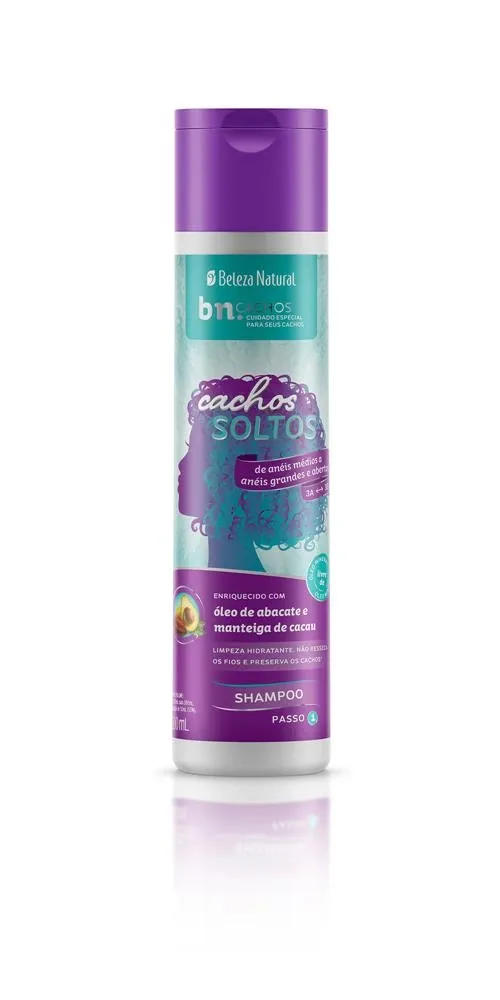 Shampoo Beleza Natural Cachos Soltos 300ml