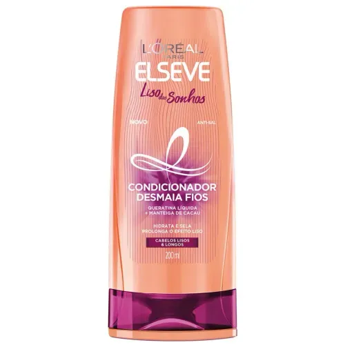 Condicionador Elseve Liso dos Sonhos 200ml