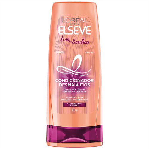 Condicionador Elseve Liso dos Sonhos 400ml