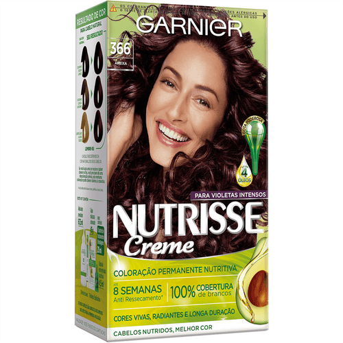 Tintura Creme Garnier Black Nutrisse Ameixa 366