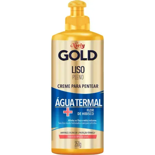 Creme Para Pentear Niely Gold Orquidea Liso Pleno 250g