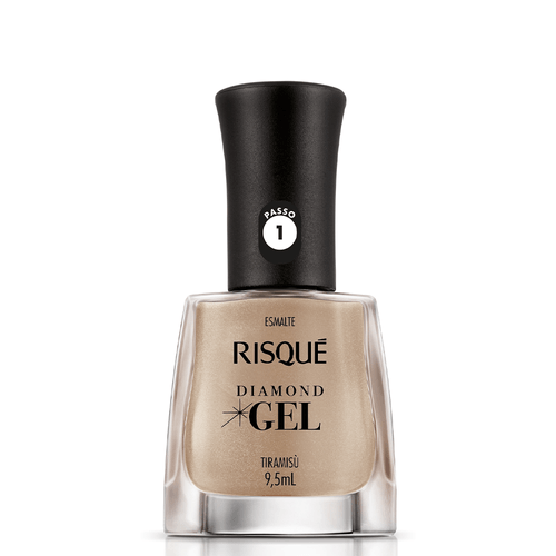 Esmalte Cremoso Risqué Diamond Gel Tiramisú 9,5ml