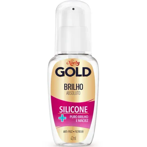 Silicone Reparador de Pontas Niely Gold Brilho Absoluto Puro Brilho e Maciez 42ml