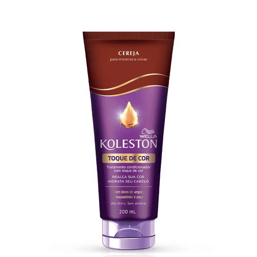 Tratamento Condicionador Koleston Toque de Cor Cereja 200ml