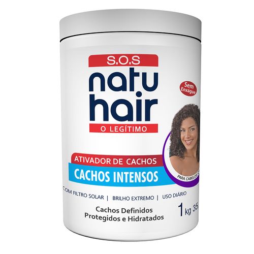 Ativador de Cachos Natu Hair SOS Cachos Intensos 1Kg