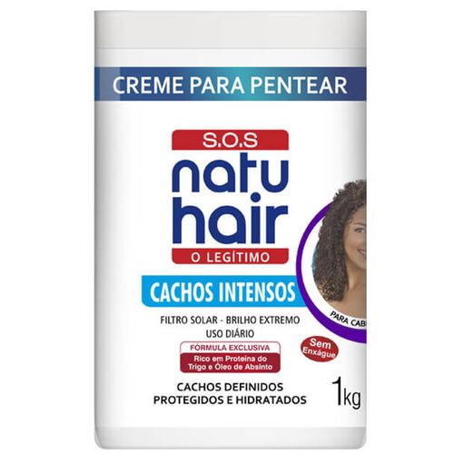 Creme Para Pentear Natu Hair SOS Cachos Intensos 1Kg