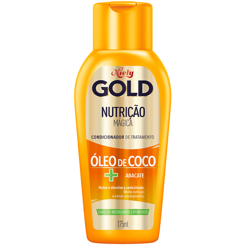 Condicionador Niely Gold Nutrição Mágica Óleo de Coco + Abacate 175ml