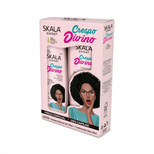 Kit Shampoo + Condicionador Skala Expert Crespo Divino 325ml