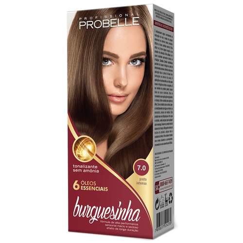 Tonalizante Probelle Burguesinha 7.0 Louro Natural 50ml