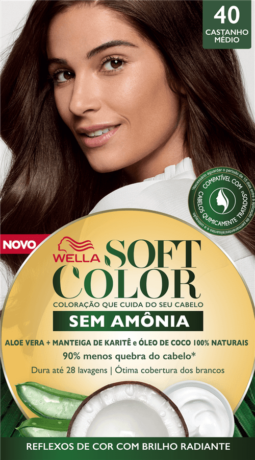Tintura Soft Color Castanho Médio 40