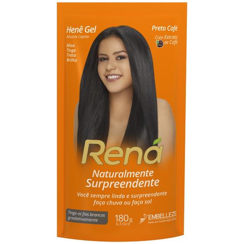 Henê Gel Rená Preto Café 180g