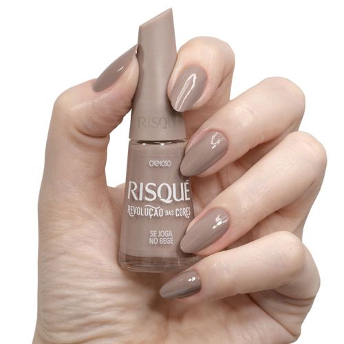 Esmalte Risqué Revolução das Cores Se Joga no Bege Cremoso 8ml