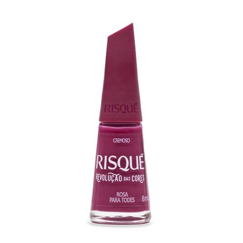 Esmalte Risqué Revolução das Cores Rosa para Todes Cremoso 8ml