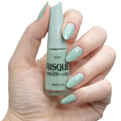 Esmalte Risqué Revolução das Cores Menta.Liza Cremoso 8ml