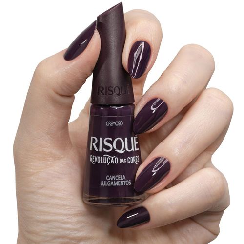 Esmalte Risqué Revolução das Cores Cancela Julgamentos Cremoso 8ml