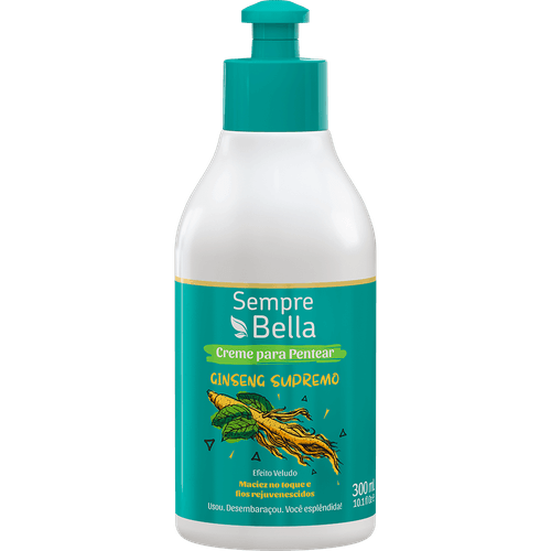 Creme para Pentear Sempre Bella Ginseng Supremo 300ml