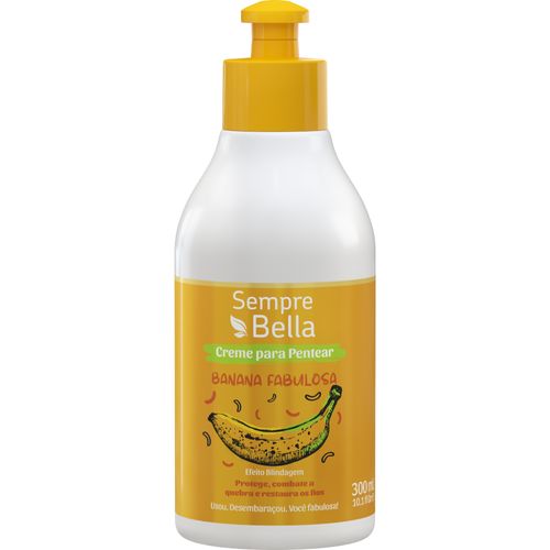 Creme para Pentear Sempre Bella Banana Fabulosa 300ml