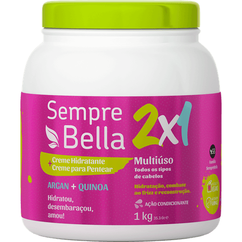 Creme de Hidratação Sempre Bella Multiuso 2x1 1kg