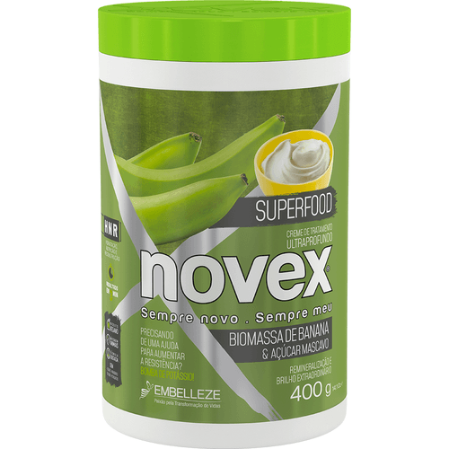 Creme de Tratamento Novex Superfood Biomassa de Banana 400g