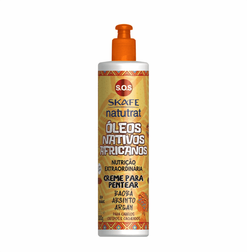 Creme de Pentear Skafe Natutrat SOS Oléo Nativos Africanos 300g