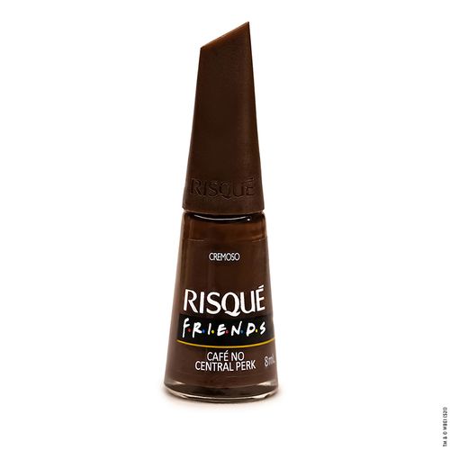 Esmalte Risqué Friends Cremoso Café no Central Perk 8ml