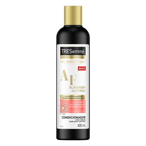 Condicionador Tresemmé Blindagem Antifrizz Ácido Hialurônico e Queratina Hidrolisada 400ml