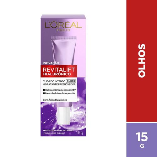 Creme para Olhos L'oréal Revitalift Hialurônico 15g