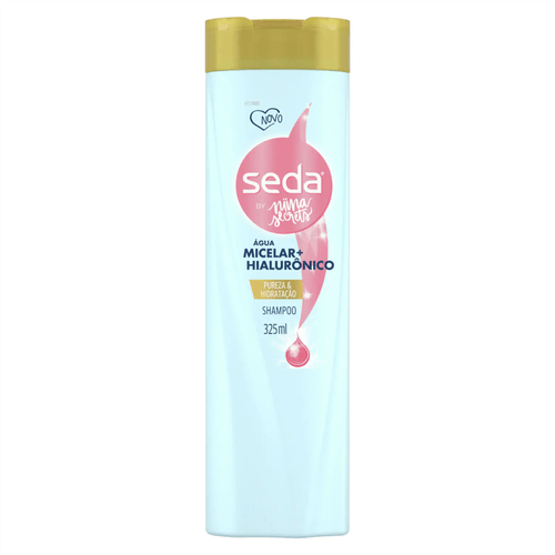 Shampoo Seda Limpeza Água Micelar+ Ácido Hialurônico 325ml