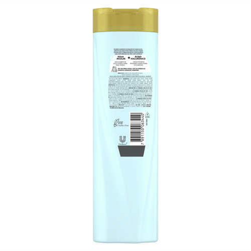Shampoo Seda Limpeza Água Micelar+ Ácido Hialurônico 325ml
