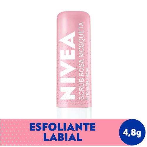 Esfoliante Labial Nivea Rosa Mosqueta 4,8g