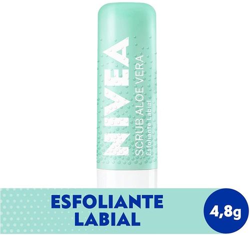 Esfoliante Labial Nivea Aloe Vera 4,8g