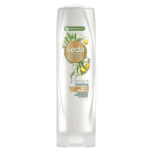 Condicionador Seda Recarga Natural Bambu + Biotina 325ml