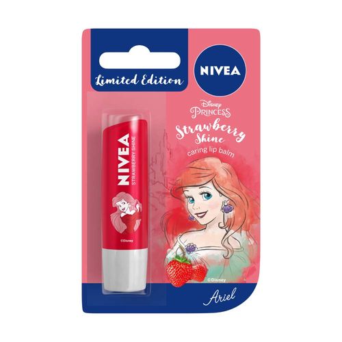 Protetor Labial Nivea Lip Care Disney Pequena Sereia 4,8g