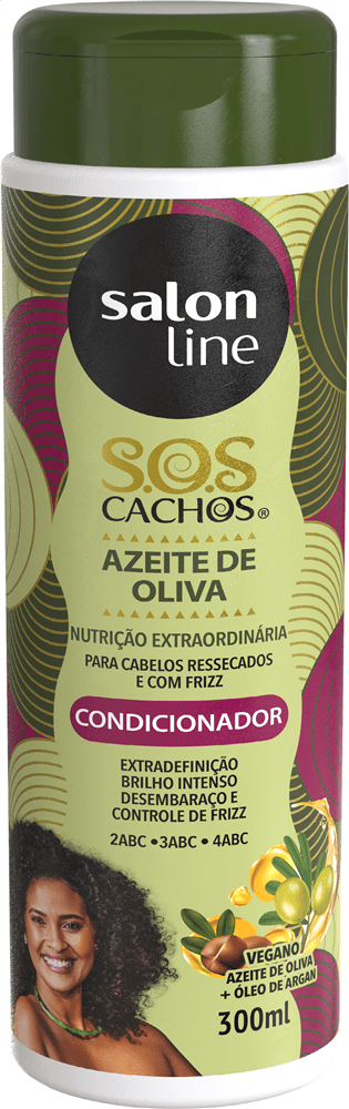Condicionador Salon Line SOS Cachos Azeite de Oliva 300ml