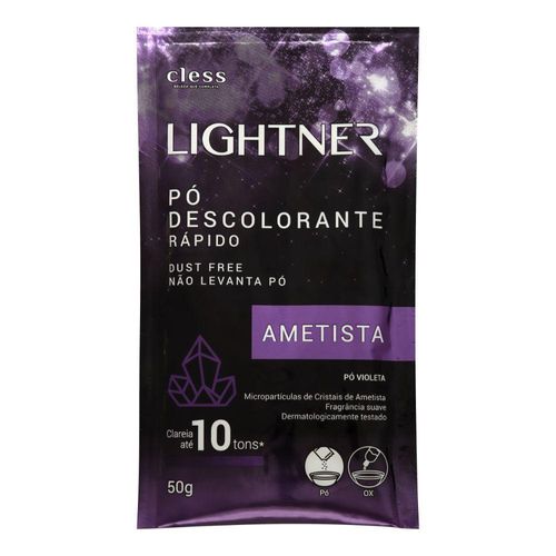 Descolorante Lightner Ametista 10 Tons 50G