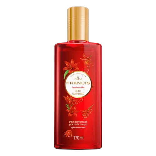 Óleo Corporal Francis Vermelho Jasmin do Nilo 170ml
