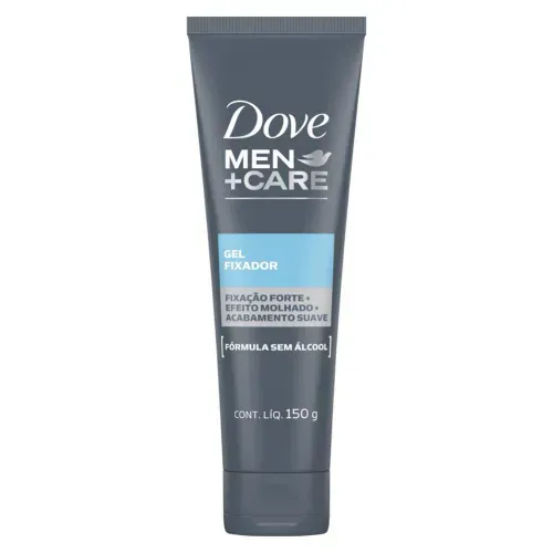 Gel Fixador Dove Men Care Fixação Forte + Efeito Molhado Bisnaga 150g
