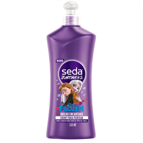 Creme para Pentear Seda Juntinhos Frozen Brilho Encantado 300ml