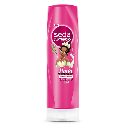 Condicionador Seda Juntinhos Tiana Crespos Encantado 300ml