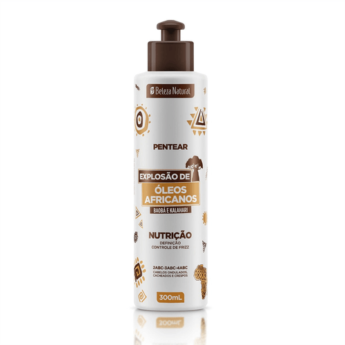 Creme para Pentear Beleza Natural Explosão Óleos Africanos 300ml