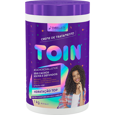Creme de Tratamento Toin Cachos Soltos e Definidos 1KG