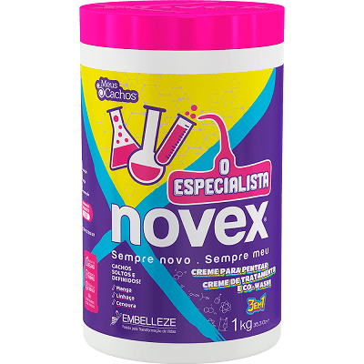 Creme para Pentear Novex O Especialista Cachos Soltos 3 em 1 1KG