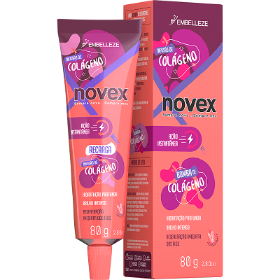 Máscara de Hidratação Novex Recarga  Infusao de Colageno 80g