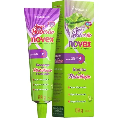 Máscara de Hidratação Novex Recarga Hidratação Profunda Super Babosão 80g