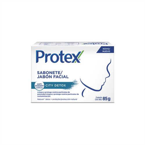 Sabonete em Barra Facial Protex City Detox com 85g